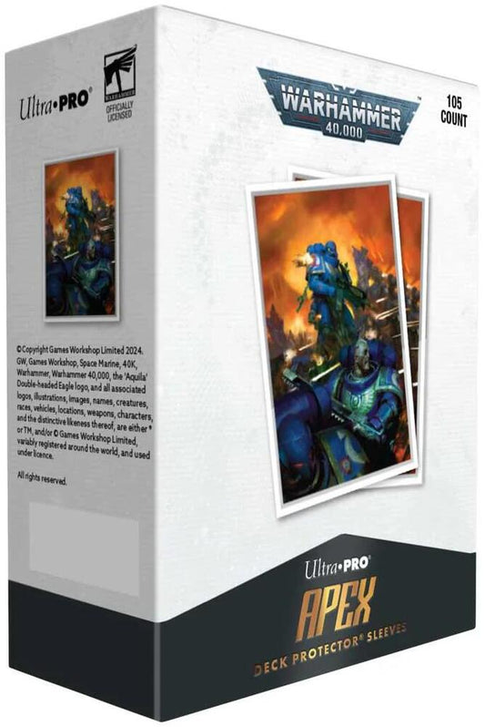 APEX Deck Protector Sleeves - Warhammer 40k: Space Marines: Adeptus Astartes (105-pack) - Ultra Pro Card Sleeves