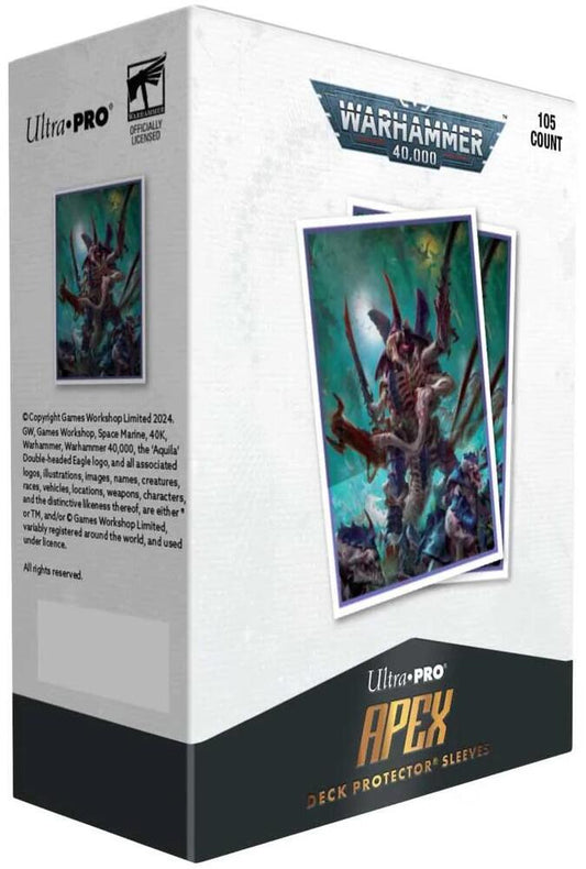 APEX Deck Protector Sleeves - Warhammer 40k: Tyranid (105-pack) - Ultra Pro Card Sleeves