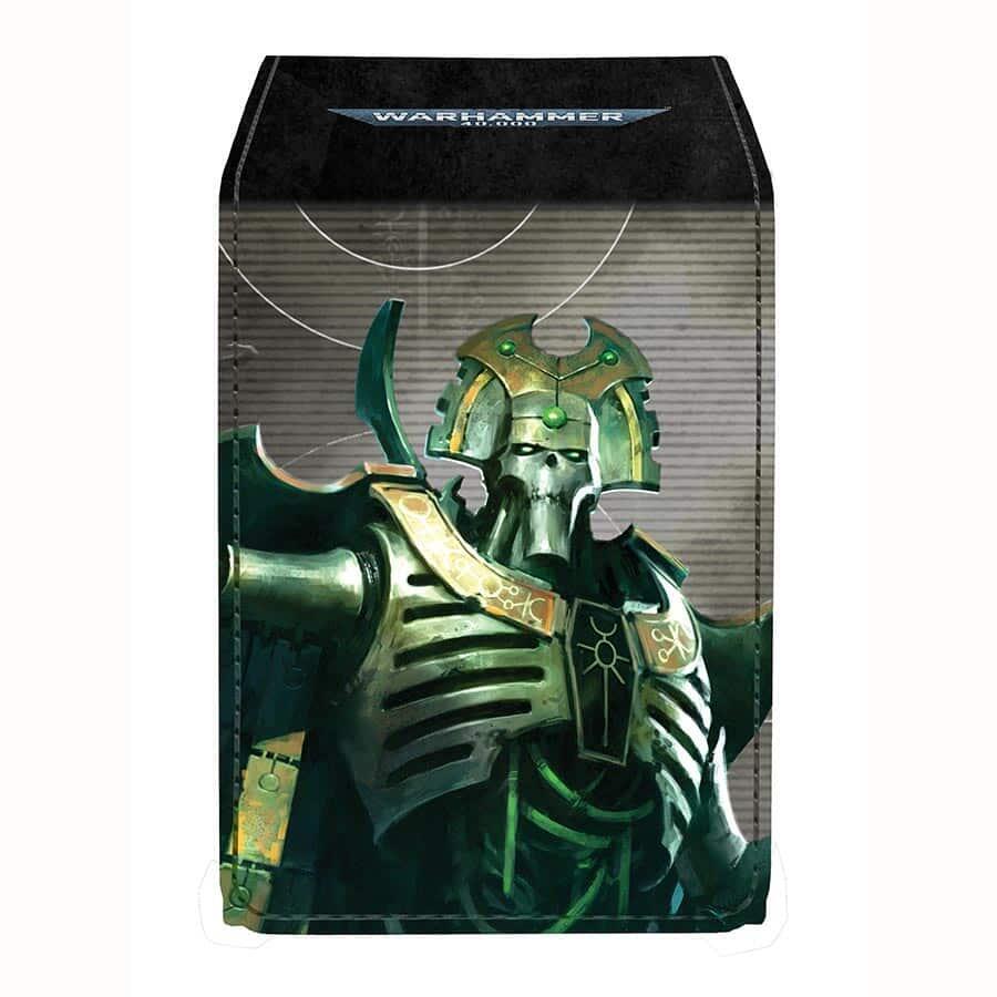 WARHAMMER 40000: NECRON CODEX ALIGNED: ALCOVE FLIP DECK CASE - Ultra Pro Deck Boxes