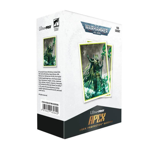 APEX Deck Protector Sleeves - Warhammer 40k: Necrons (105-pack) - Ultra Pro Card Sleeves