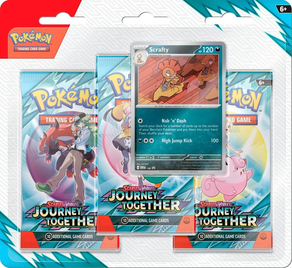 Journey together 3 pack blister