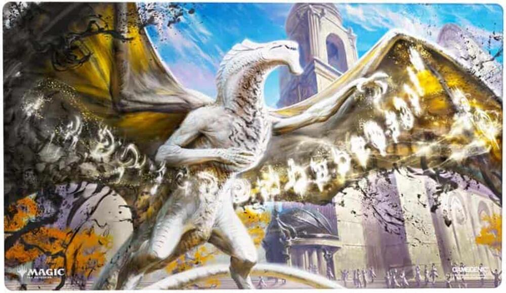 Magic: The Gathering Secrets of Strixhaven Shiny Playmat - Silverquill, The Disputant - GameGenic Playmats